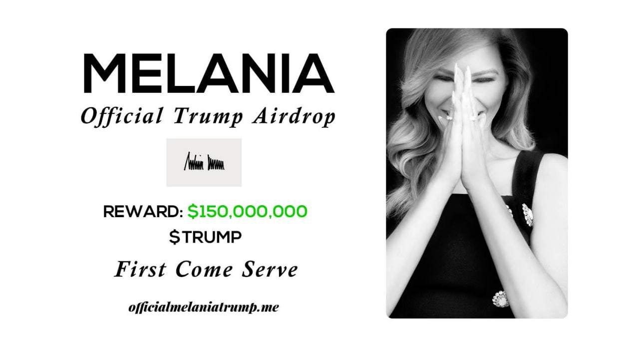 Melania Trump Airdrop